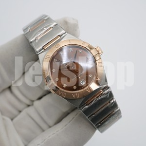 오메가 레이디 컨스텔레이션 29MM 콤비