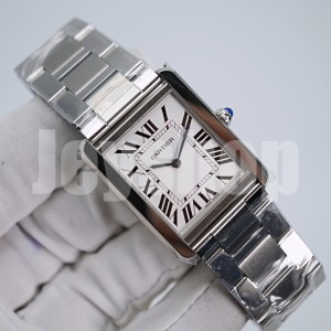 K11 까르띠에 탱크 솔로 워치 라지 스틸 브레이슬릿 V2/