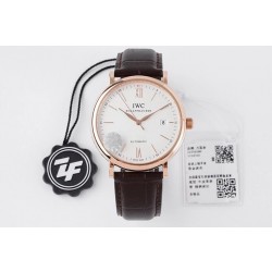 ZF 아이더블유씨 포르토피노 39mm IW356522 18K로즈골드도금 화이트다이얼