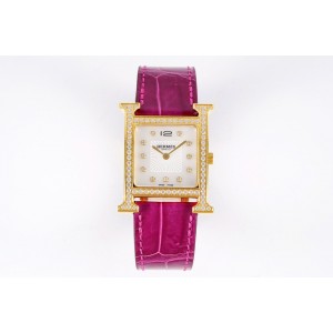 BV/에르메스  H아워 엘리 골드페이브 HEURE H 26MM