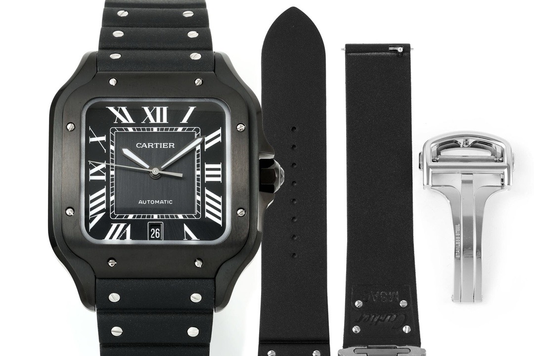 BV/까르띠에 산토스 Santos de Cartier Large ADLC black  WSSA0039