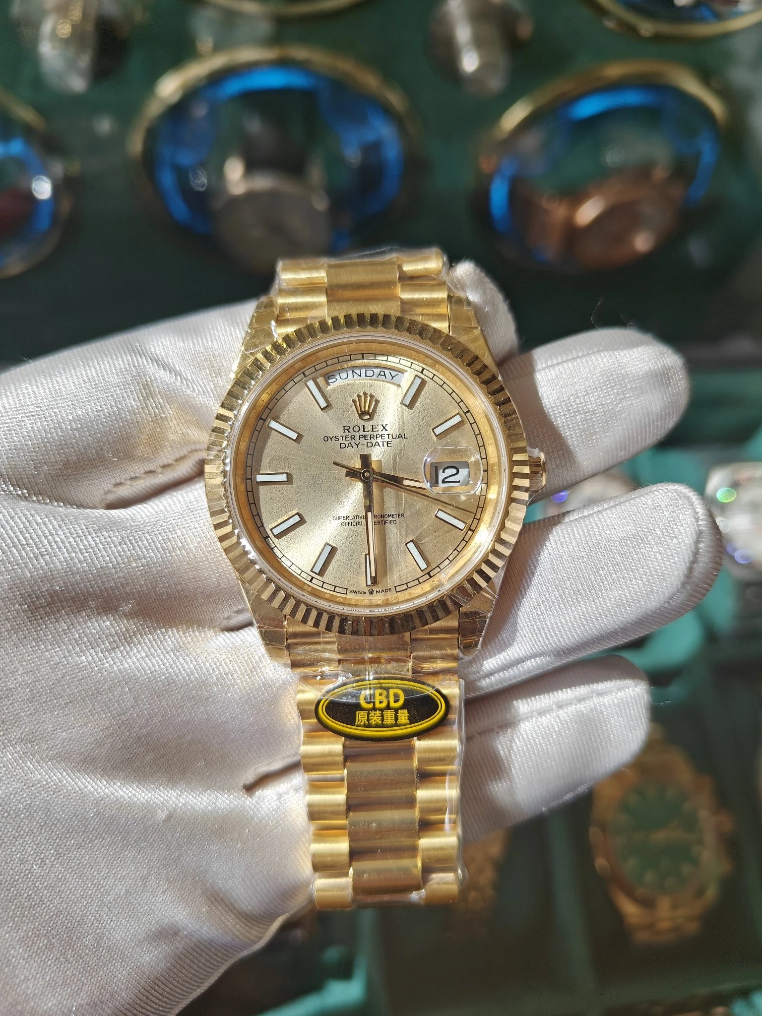 CBD/롤렉스 데이데이트 40MM 텅스텐