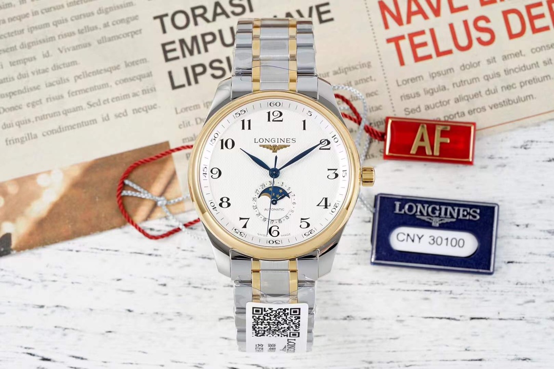 AF/론진 42MM 마스터 컬렉션 문페이즈