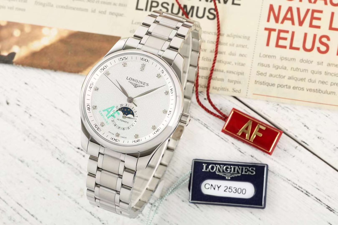 AF/론진 42MM 마스터 컬렉션 문페이즈