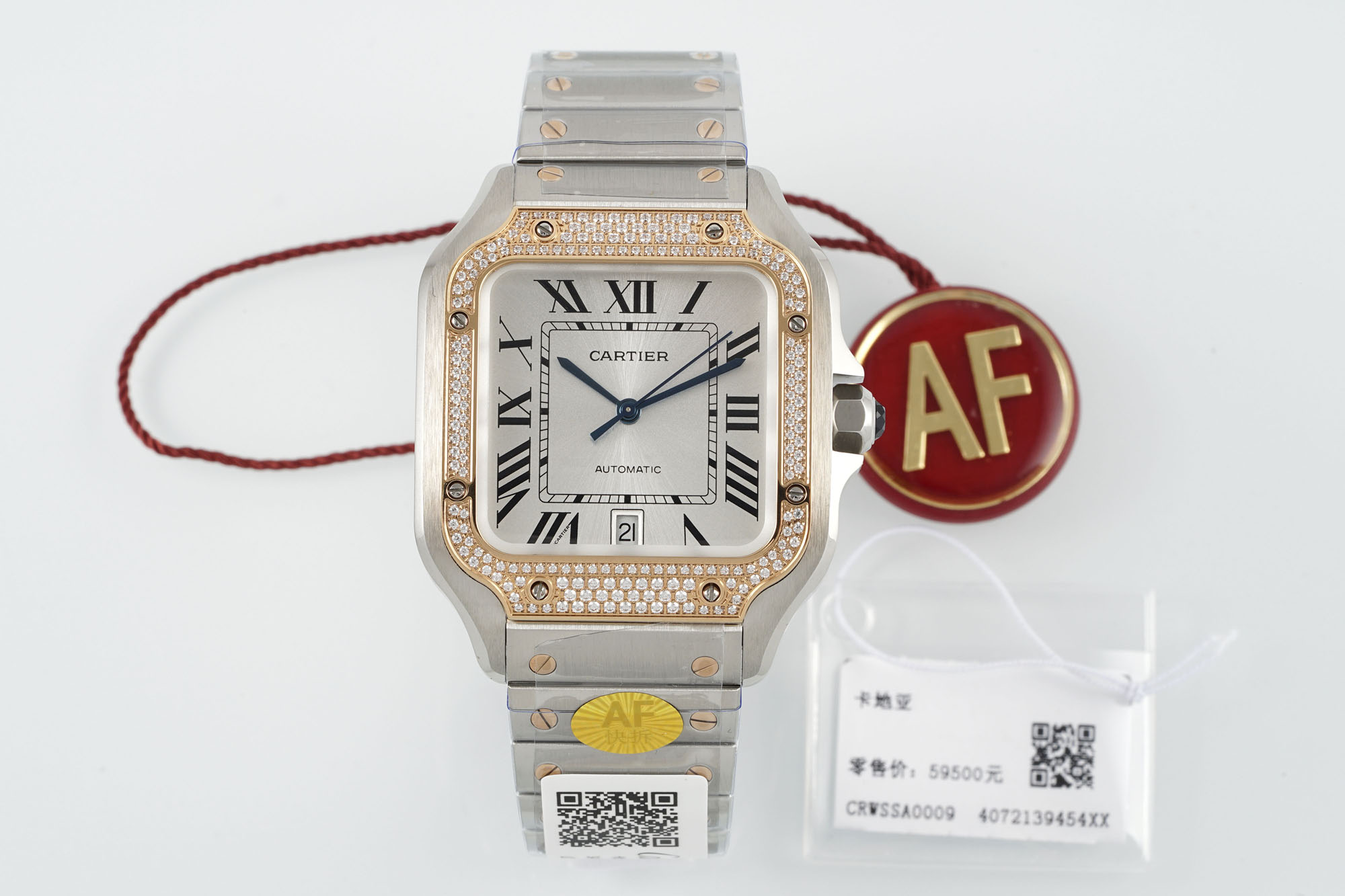 AF/까르띠에 산토스 47.5MM×39.8MM