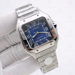 BV/산토스 드 까르띠에 워치 썬레이 블루 라지 V2