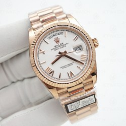 QF/롤렉스 데이데이트 V5 36MM  에버로즈 로만 128235