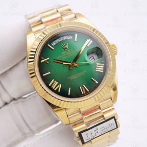 QF/롤렉스 데이데이트 2836 V6 40MM 옴브레