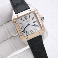 AF/ 까르띠에 산토스 뒤몽 라지 에버로즈 콤비