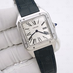 （중국당일발송）F1/ 까르띠에 산토스 뒤몽 라지 WSSA0022 (개선반) 블루