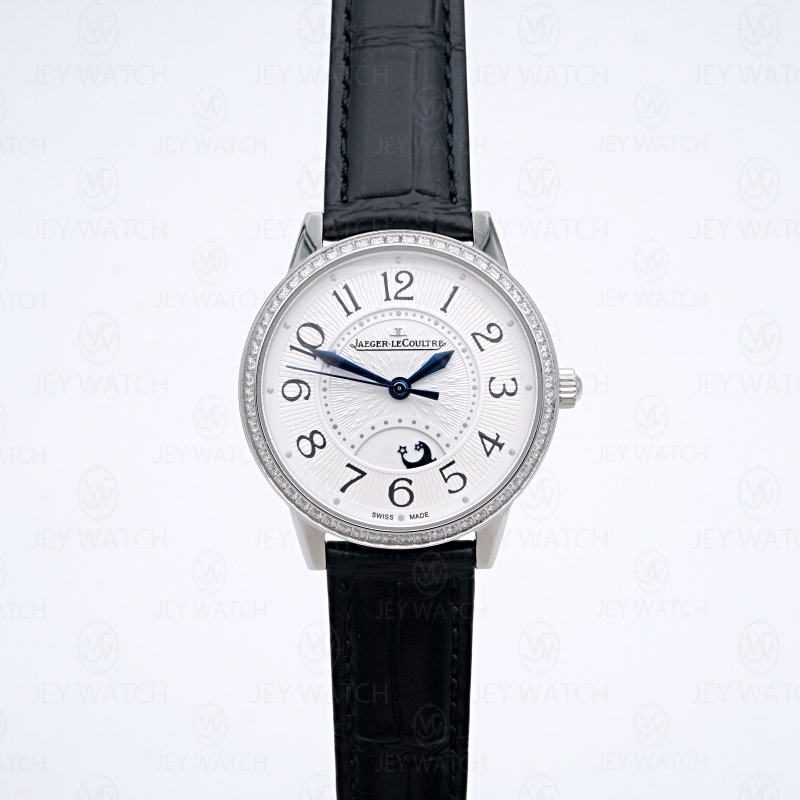 Q8/예거 르쿨트르 랑데부 클래식 나잇 & 데이 34mm 레더