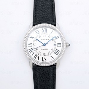 AF/까르띠에 롱드솔로 42mm 페이브 베젤