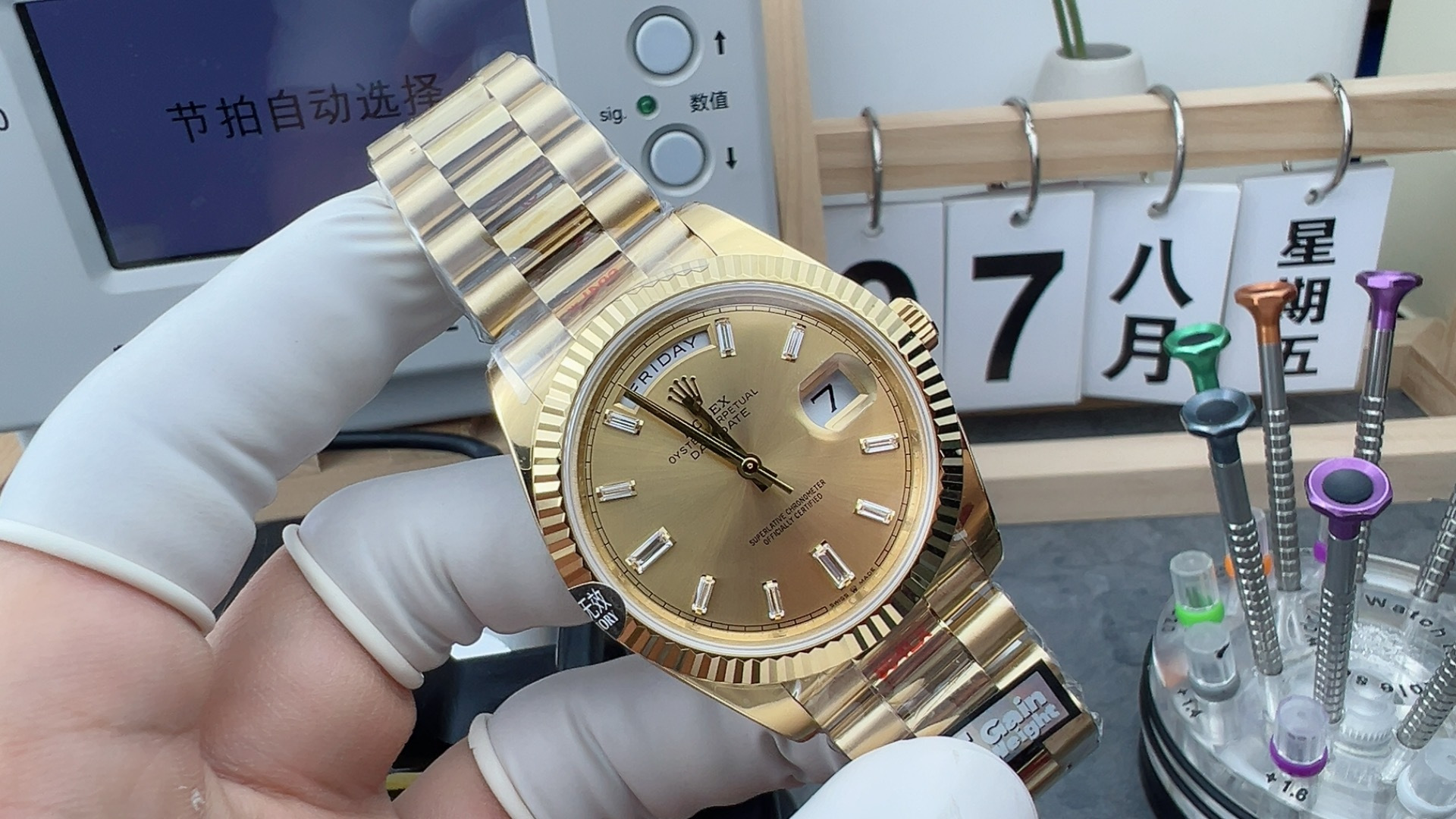 QF/롤렉스 데이데이트 2836 V5 40MM 