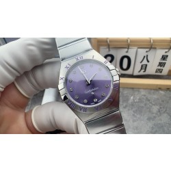 오메가 레이디 컨스텔레이션 퍼플 29MM